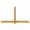 Ekena Millwork Eugene Rough Sawn Timber Gable Bracket, Western Red Cedar, 96"W x 52"H x 4"D x 6"F, 13/12 Pitch GBW096X52X0406EUG00RWR - alternate 1